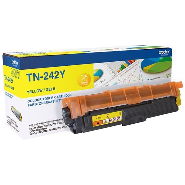 Brother Toner Brother TN-242Y Yellow TN242Y 051066 - 1