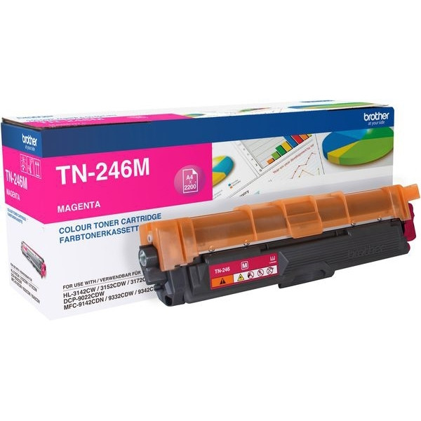 Brother Toner Brother TN-246M High Capacity Magenta TN246M 051070 - 1