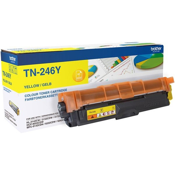 Brother Toner Brother TN-246Y High Capacity Yellow TN246Y 051072 - 1