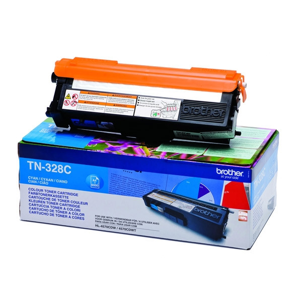 Brother Toner Brother TN-328C Extra High Capacity Cyan TN328C 029204 - 1