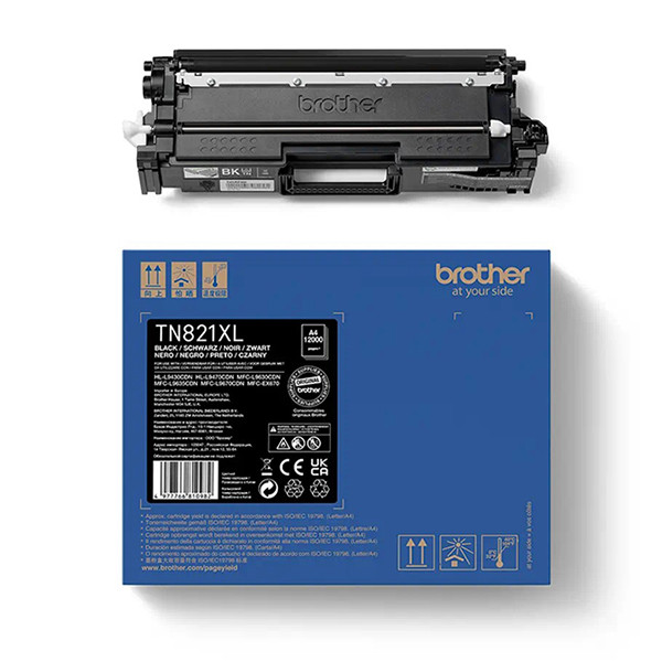 Brother Toner Brother TN-821XL BK High Capacity Black TN821XLBK 051370 - 1