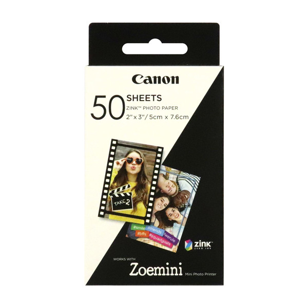 Canon Αυτοκόλλητο Φωτογραφικό Χαρτί Canon ZINK 5 x 7,6 cm (50 φύλλα) 3215C002 154035 - 1