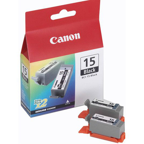 Canon Μελάνι Canon BCI-15BK Black 2-pack 8190A002 014040 - 1