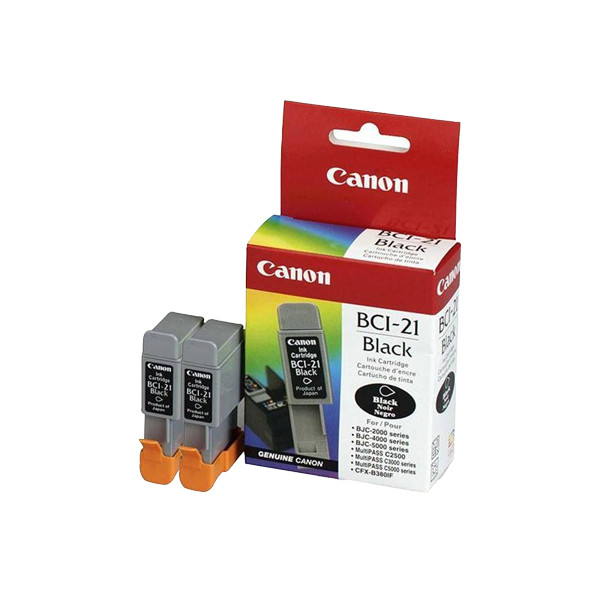 Canon Μελάνι Canon BCI-21BK 2-pack 0954A380 651012 - 1