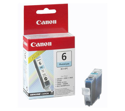 Canon Μελάνι Canon BCI-6PC Photo Cyan 4709A002 011480 - 1