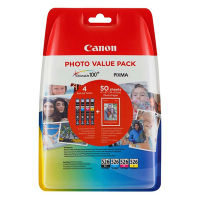 Canon Μελάνι Canon CLI-526 4-pack + Paper 4540B017 4540B018 4540B019 651009