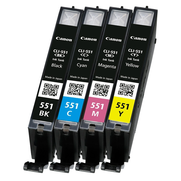 Canon Μελάνι Canon CLI-551 BK/C/M/Y 4-pack 6508B006 6509B009.6509B008 6509B015 6509B016 018844 - 1