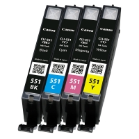 Canon Μελάνι Canon CLI-551 BK/C/M/Y 4-pack 6508B006 6509B009.6509B008 6509B015 6509B016 018844