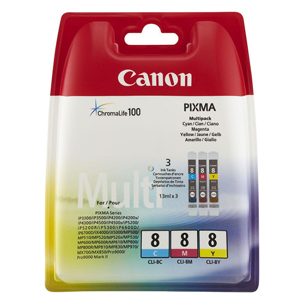 Canon Μελάνι Canon CLI-8 C/M/Y 3-pack 0621B029 018079 - 1