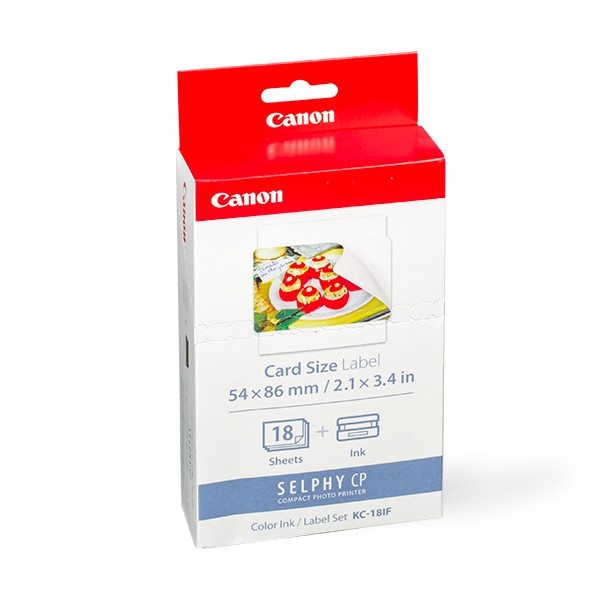 Canon Μελάνι Canon KC-18IF + Credit Card Stickers 7741A001AA 7741A001AH 018015 - 1