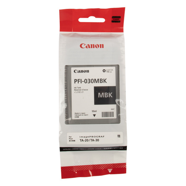 Canon Μελάνι Canon PFI-030MBK Matte Black 3488C001 017526 - 1