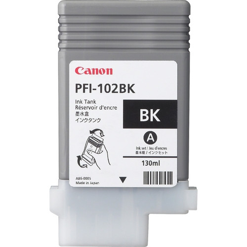 Canon Μελάνι Canon PFI-102BK Black 0895B001 018200 - 1