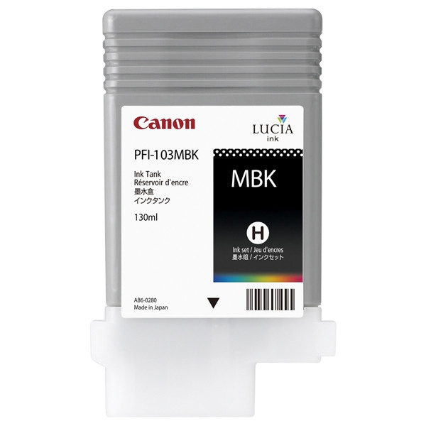 Canon Μελάνι Canon PFI-103MBK Matte Black 2211B001 018274 - 1