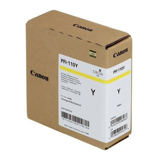 Canon Μελάνι Canon PFI-110Y Yellow 2367C001 010162 - 1