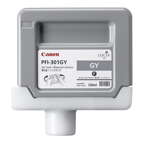 Canon Μελάνι Canon PFI-301GY Grey 1495B001 018300 - 1