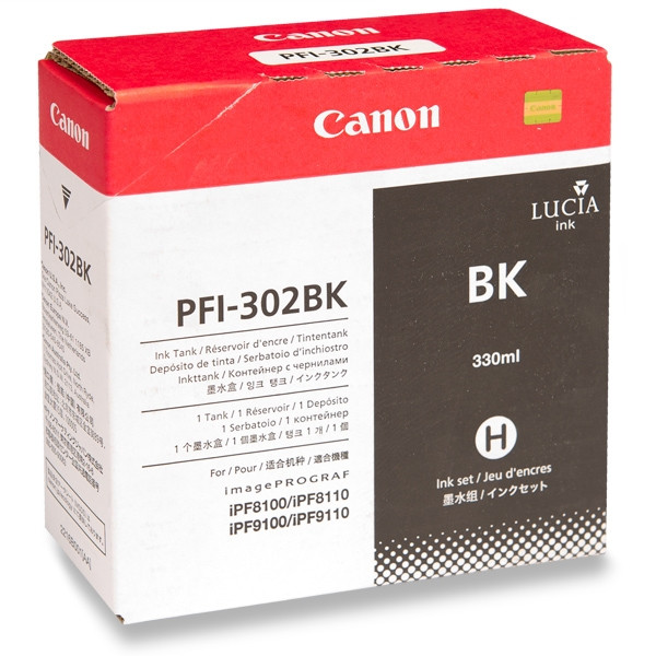 Canon Μελάνι Canon PFI-302BK Βlack 2216B001 018334 - 1