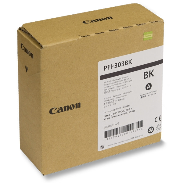 Canon Μελάνι Canon PFI-303BK Black 2958B001 018374 - 1