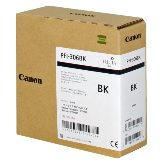 Canon Μελάνι Canon PFI-306BK Black 6657B001 018850 - 1