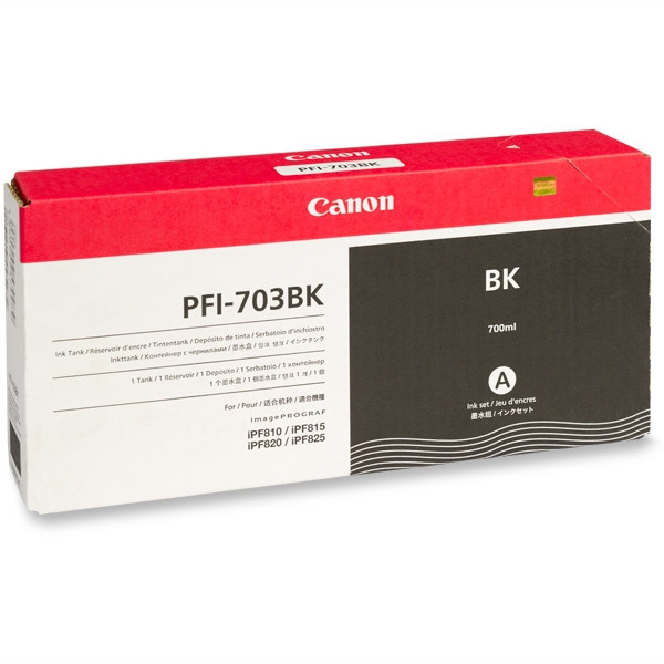 Canon Μελάνι Canon PFI-703BK High Capacity Black 2963B001 018384 - 1