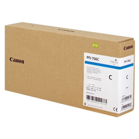 Canon Μελάνι Canon PFI-706C High Capacity Cyan 6682B001 018878 - 1