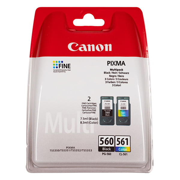 Canon Μελάνι Canon PG-560 / CL-561 2-pack 3713C005 3713C006 010196 - 1