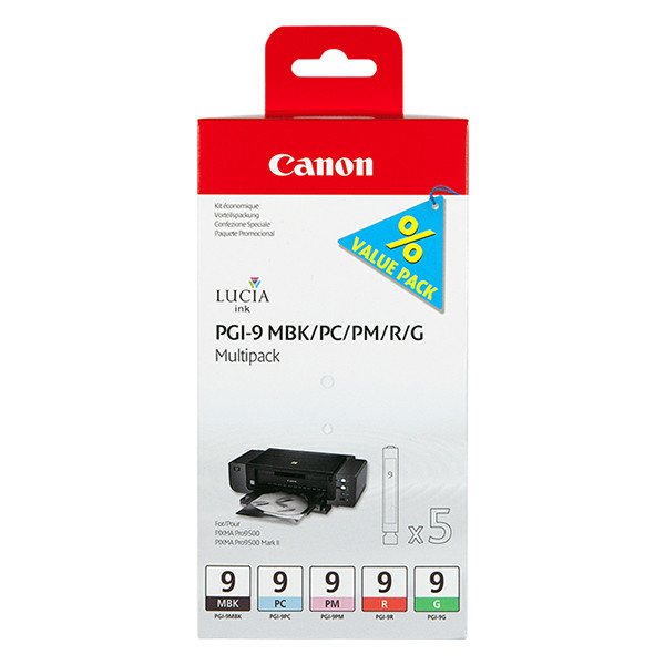 Canon Μελάνι Canon PGI-9MBK/PC/PM/R/G 5-pack 1033B013 018568 - 1