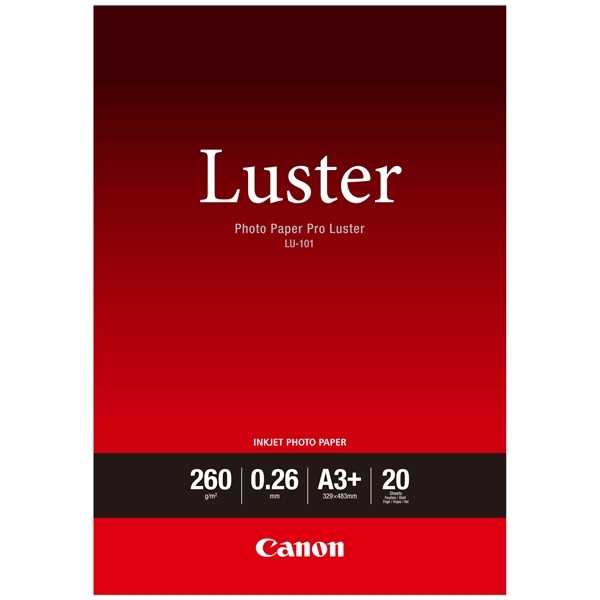 Canon Φωτογραφικό Χαρτί Canon LU-101 Pro Luster A3+, 260g/m² (20 Φύλλα) 6211B008 154004 - 1