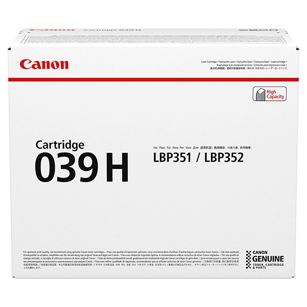 Canon Toner Canon 039H High Capacity Black 0288C001 017276 - 1