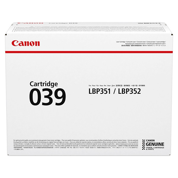 Canon Toner Canon 039 Black 0287C001 017274 - 1