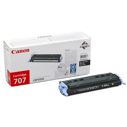 Canon Toner Canon 707 BK Black 9424A004AA 071462 - 1