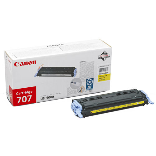 Canon Toner Canon 707 Y Yellow 9421A004AA 071468 - 1