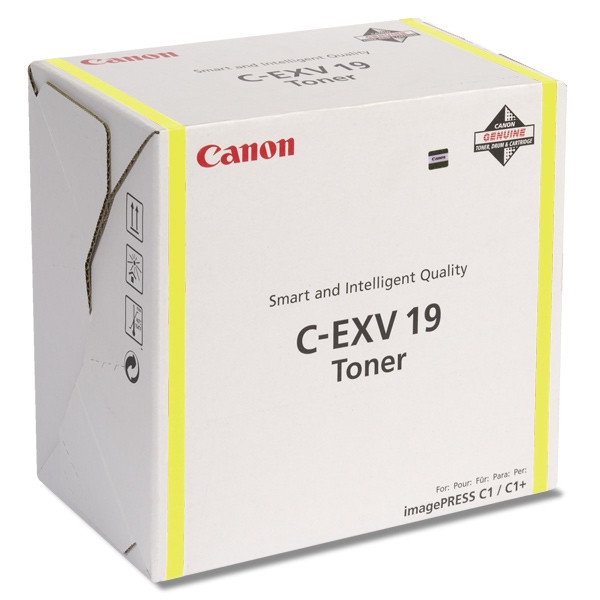 Canon Toner Canon C-EXV 19 Y Yellow 0400B002 070894 - 1