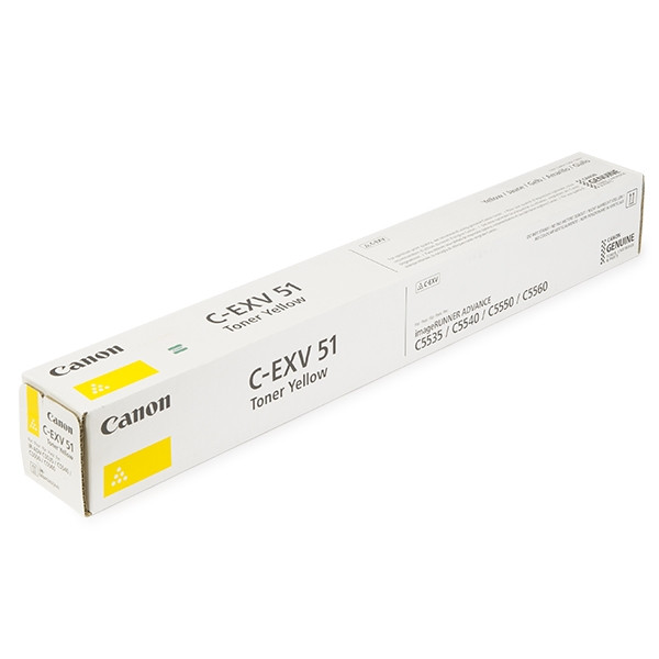 Canon Toner Canon C-EXV 51 Y Yellow 0484C002 070666 - 1