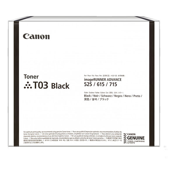 Canon Toner Canon T03 Black 2725C001 070074 - 1