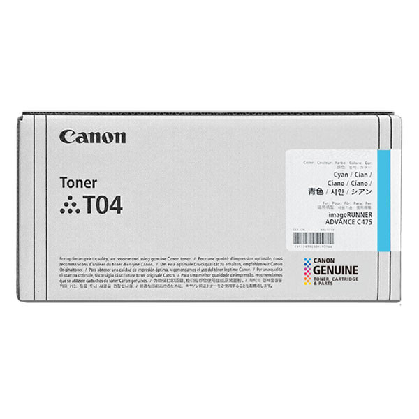 Canon Toner Canon T04 Cyan 2979C001 017520 - 1