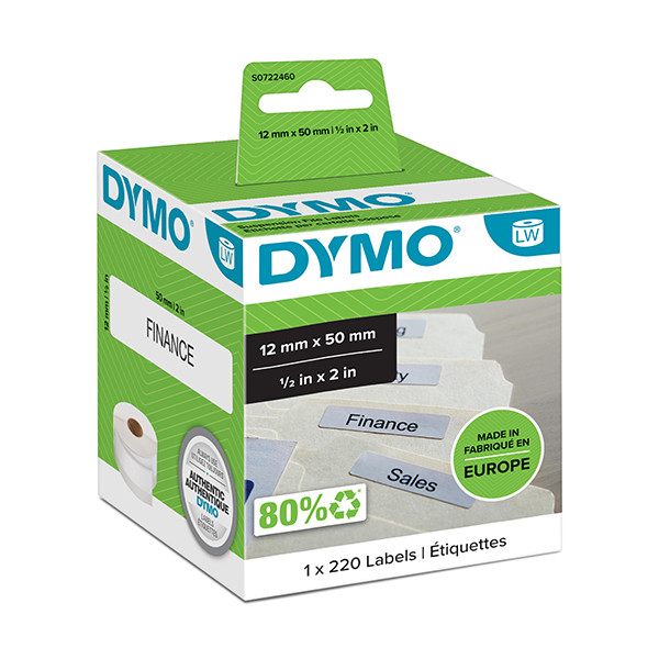 Dymo Αυτοκόλλητες Ετικέτες Dymo S0722460 / 99017 S0722460 088512 - 1