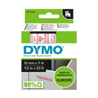 Dymo Ταινία Dymo S0720520 / 45012 7m x 12mm Red on Transparent S0720520 088204