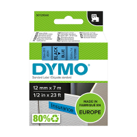 Dymo Ταινία Dymo S0720560 / 45016 7m x 12mm Black on Blue S0720560 088212