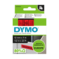 Dymo Ταινία Dymo S0720570 / 45017 7m x 12mm Black on Red S0720570 088214