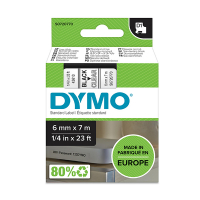 Dymo Ταινία Dymo S0720770 / 43610 Black on Transparent  7m x 6mm S0720770 088002