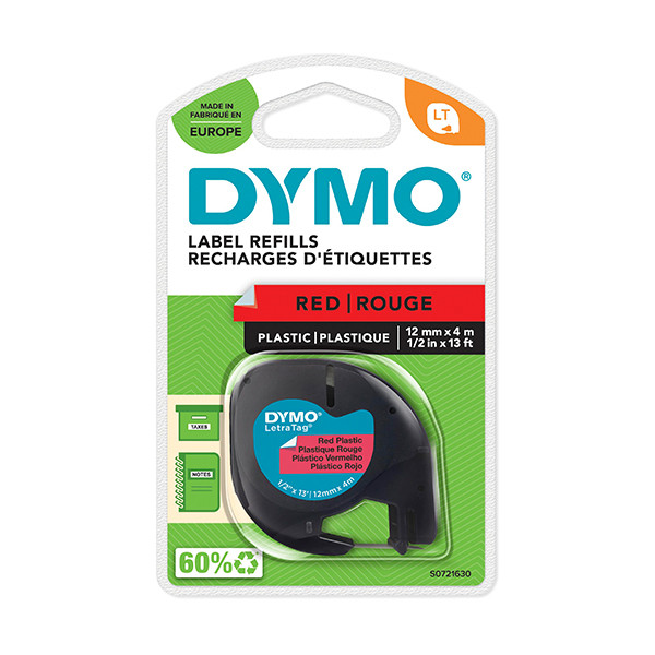 Dymo Ταινία Dymo S0721630 / 91203 4m x 12mm Red S0721630 088306 - 1