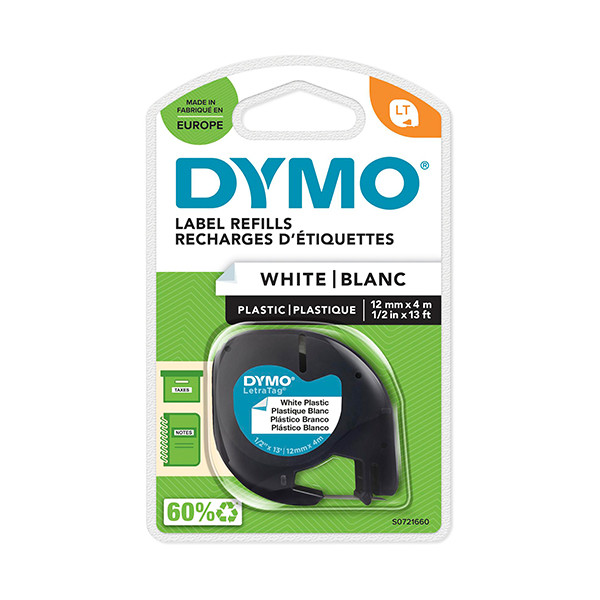 Dymo Ταινία Dymo S0721660 / 91221 4m x 12mm White S0721660 088320 - 1