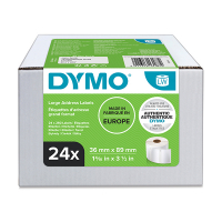 Dymo S0722390 / 13187 / 99012 μεγάλες ετικέτες διευθύνσεων, (24-pack) (πρωτότυπο) S0722390 088542