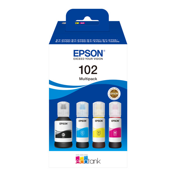 Epson Μελάνι Epson 102 BK/C/M/Y 4-pack C13T03R640 652031 - 1