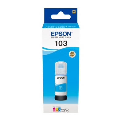 Epson Μελάνι Epson 103 Cyan C13T00S24A 052100 - 1