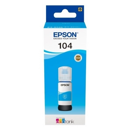 Epson Μελάνι Epson 104 Cyan C13T00P240 052084 - 1