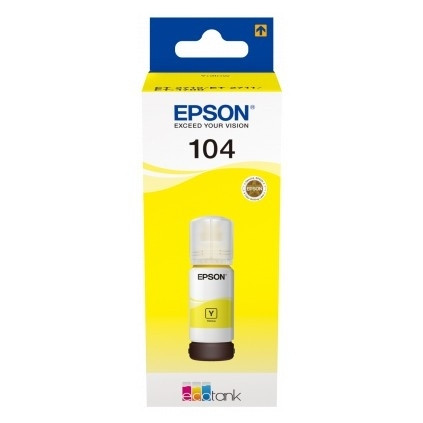 Epson Μελάνι Epson 104 Yellow C13T00P440 052088 - 1