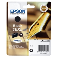 Epson Μελάνι Epson 16XL (T1631) High Capacity Black C13T16314010 C13T16314012 026530