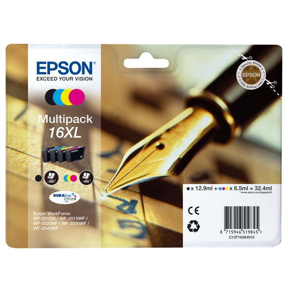 Epson Μελάνι Epson 16XL (T1636) BK/C/M/Y 4-pack C13T16364010 C13T16364012 026538 - 1