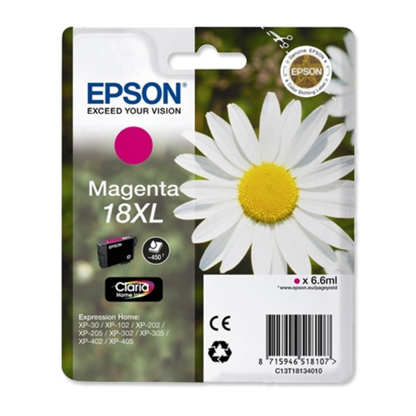 Epson Μελάνι Epson 18XL (T1813) High Capacity Magenta C13T18134010 C13T18134012 026482 - 1